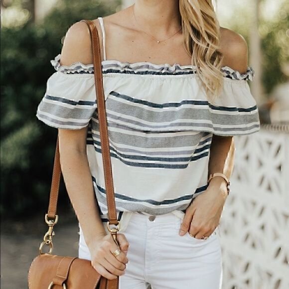 Splendid  Stripe Top Size Small - Picture 2 of 11